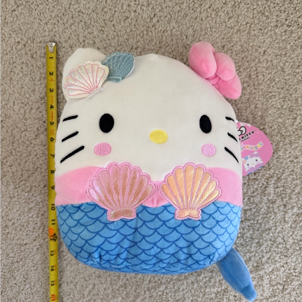 Squishmallow Hello Kitty Mermaid Plush (NWT)